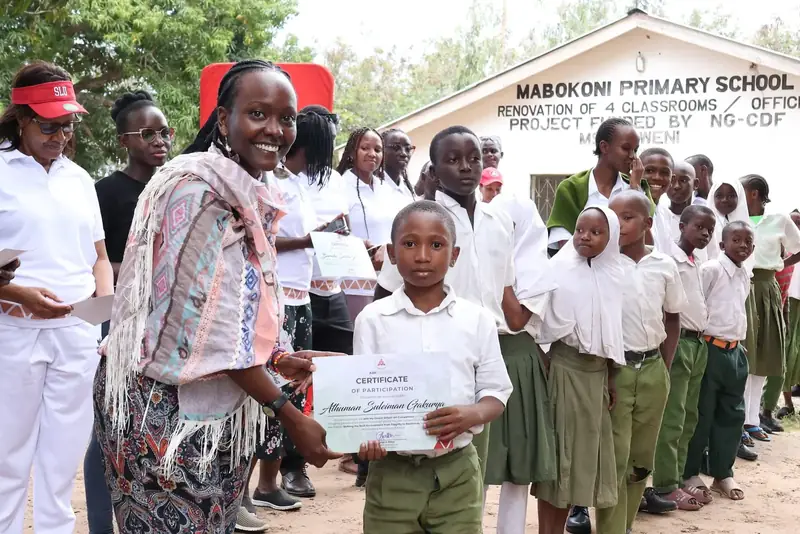 Grow A Classroom mentorship at Mabokoni Primary School, Kwale County