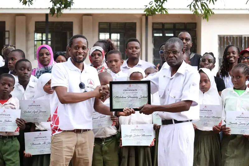 Grow A Classroom mentorship at Mabokoni Primary School, Kwale County