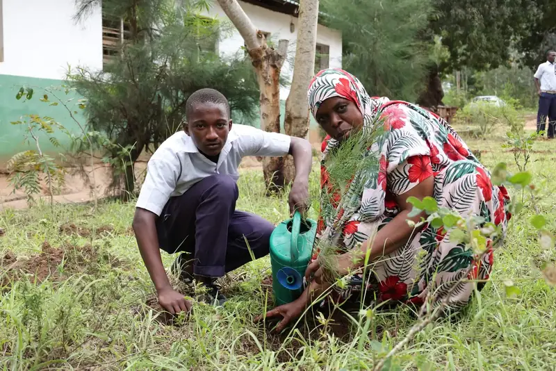 Grow A Classroom mentorship at Mabokoni Primary School, Kwale County