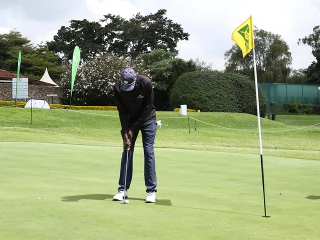 A putt on the green