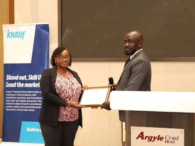 A participant receives a certificate