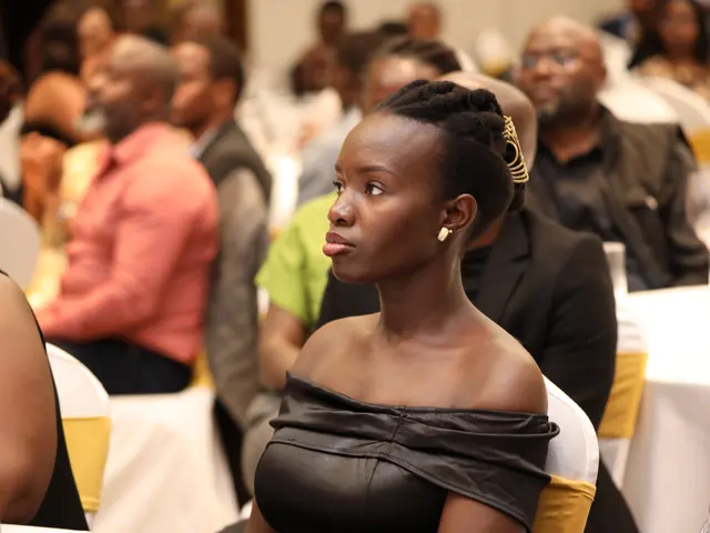 A guest at the awards evening