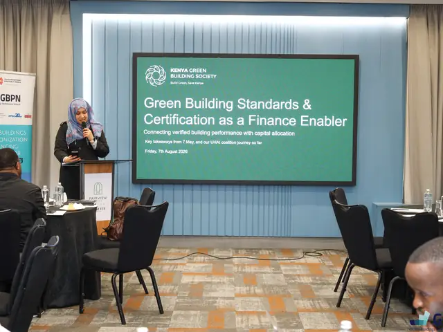 A presentation on green building standards and certification as a finance enabler