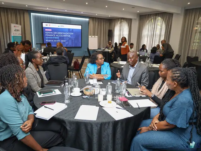 A group working session at a round table